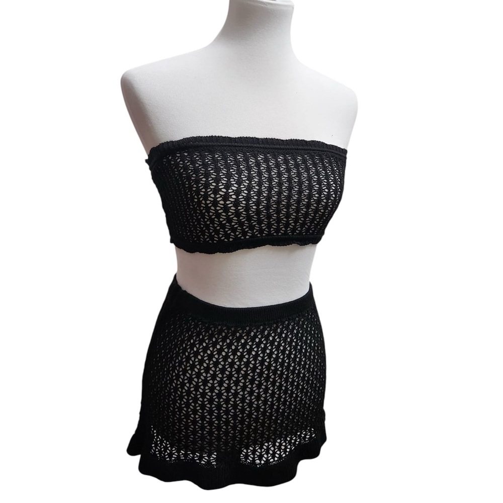 2bella Crochet Skirt Set